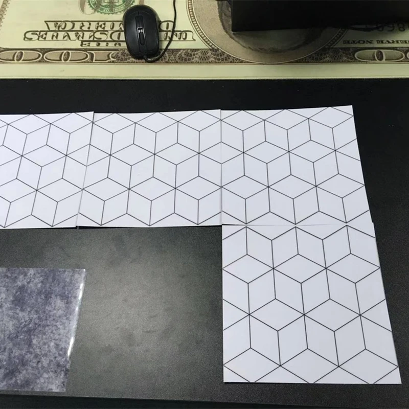 

Funlife Tile Sticker Kitchen Backsplash Wall Sticker Self Adhesive Mosaic Tiles Bathroom Waterproof DIY Nordic Modern Home Decor