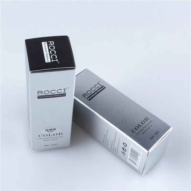 3 бутылки Rocci полуперманентный макияж бровей губ пигмент татуировки чернила пму