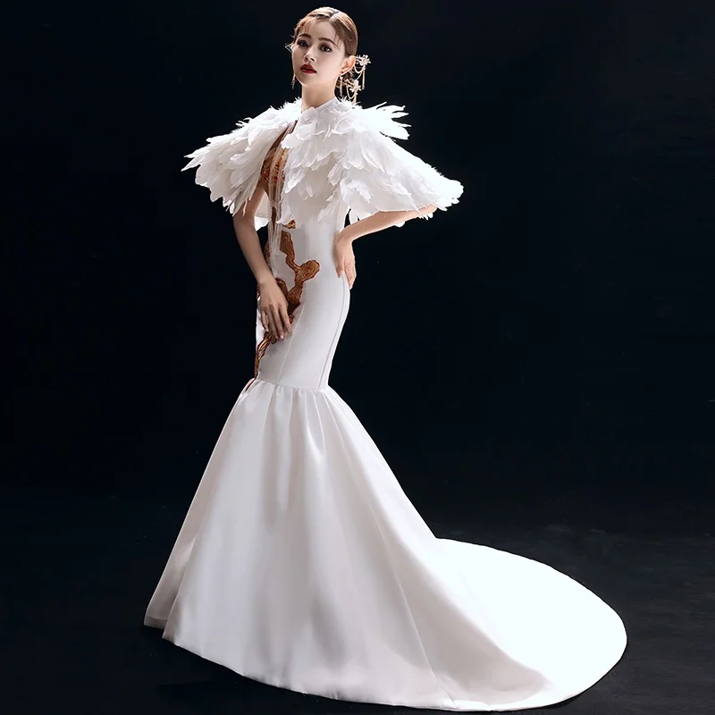 Костюм народного китайского танца для женщин одежда сцены Национальный