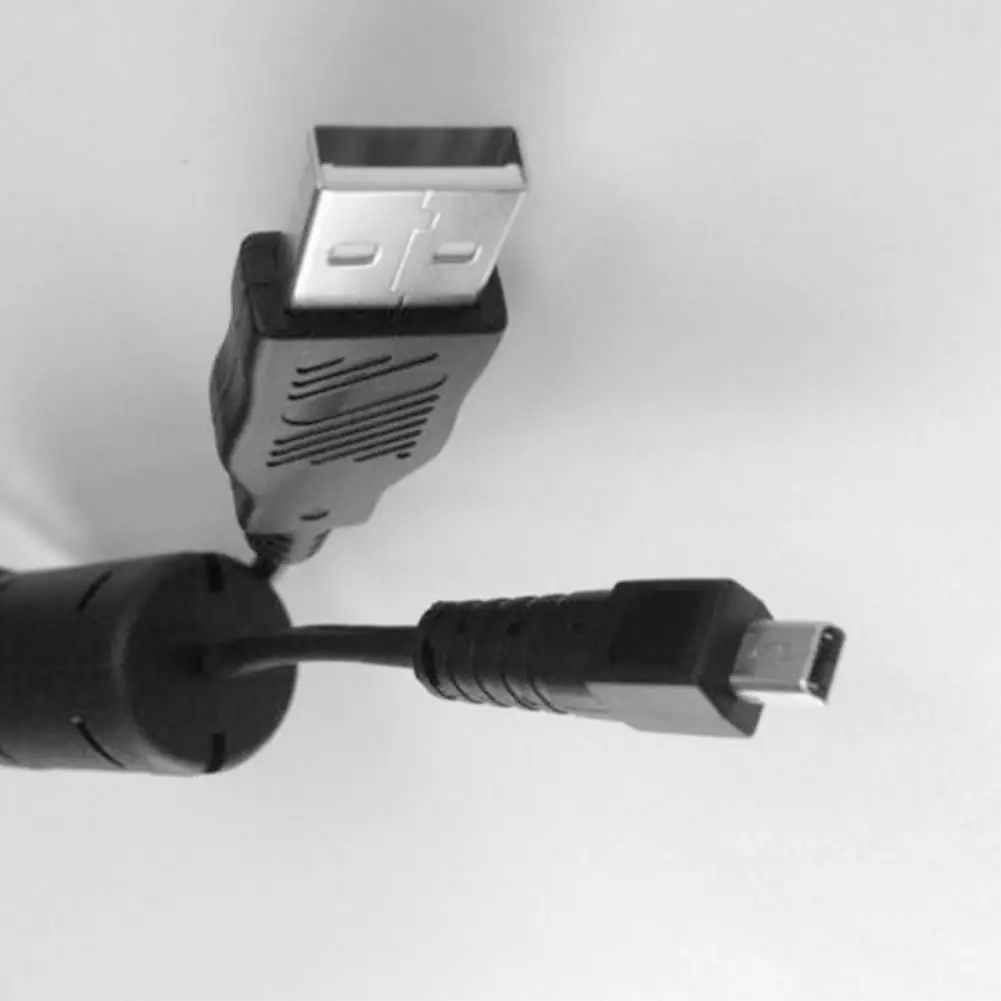 Фото Черный USB-кабель для передачи данных камеры Olympus FinePix Pentaxist 1 м 5 8 Pin UC-E6 зарядное