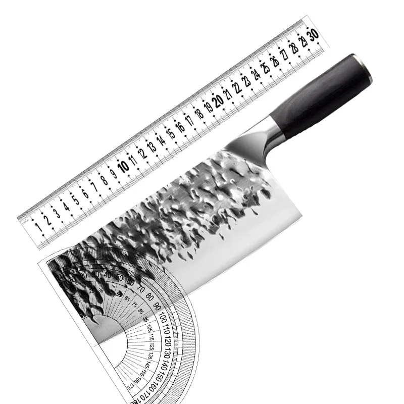 Китайский кованый нож кухонные ножи мясника ручной работы антипригарный нарезка