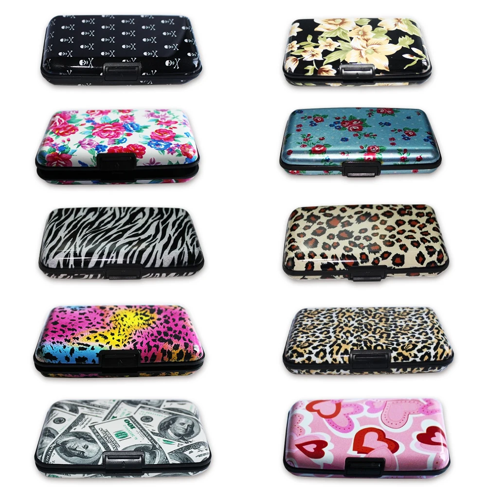 Водонепроницаемый держатель для карт Алюминий металлический чехол защитой RFID