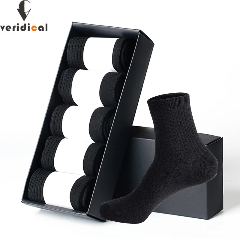 Бренд 2020 Новый 100% натуральный хлопок Мужские носки на каждый день бизнес в