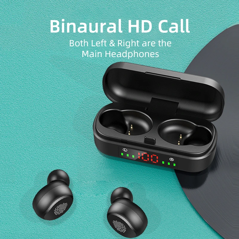 V8 HiFi стерео наушники беспроводные Bluetooth 5 0 гарнитура 2000 мАч спортивные