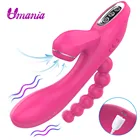 3 в 1 Клитор Вибратор анальные шарики фаллоимитатор для Для женщин вагинальный стимулятор клитора мы можем интимные игрушки для взрослых мастурбация