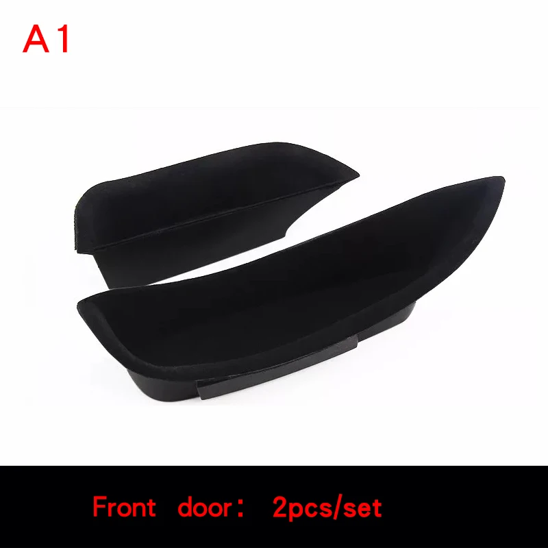 A1 Front 2pcs Коробка для хранения двери для Mercedes w205 amg c63 w205 подлокотник для хранения mercedes c Класс w205 аксессуары Mercedes glc x253/amg купе - Название цвета: A1 Front 2pcs