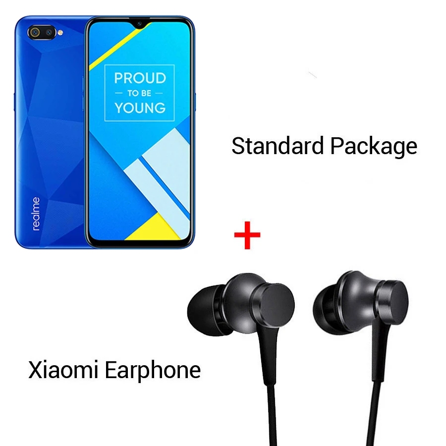 Blue N Earphone RU версия OPPO Realme C2 15,5 HD+ Dewdrop MediaTek Helio P22 2 Гб ОЗУ 16 Гб ПЗУ 13 МП AI двойная камера заднего вида 4000 мАч мобильный телефон - Цвет: Blue N Earphone