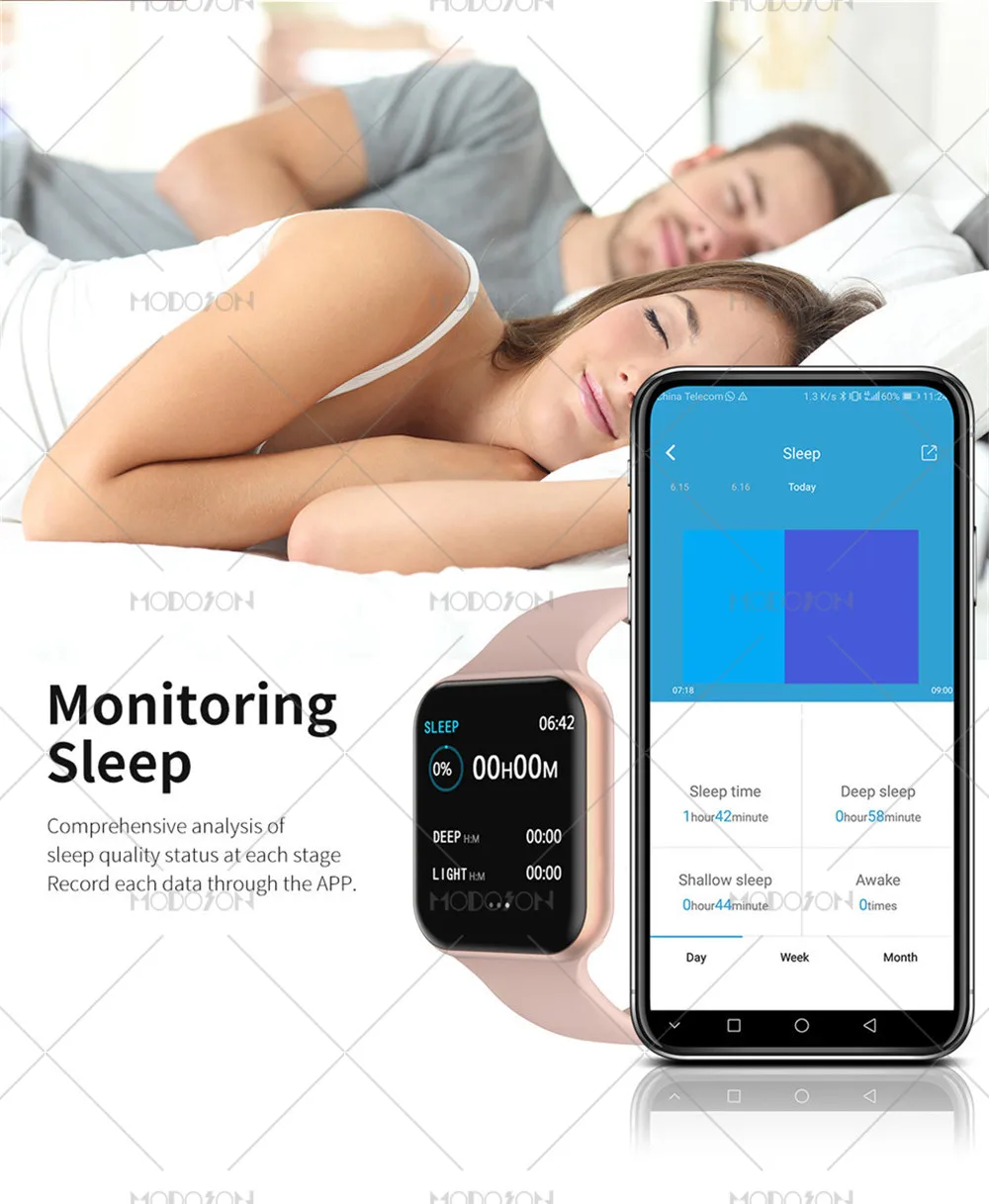MODOSON Смарт-часы iwo 11 Lite Series 5 4 пульсометр кровяное давление фитнес-часы SmartWatch iwo 12 11 для Apple iphone Android