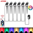 Светодиодные садовые фонарики для газона, ландшафтное освещение низкого напряжения, водонепроницаемые уличные лампы, украшение для сада, уличное освещение AC110-220V