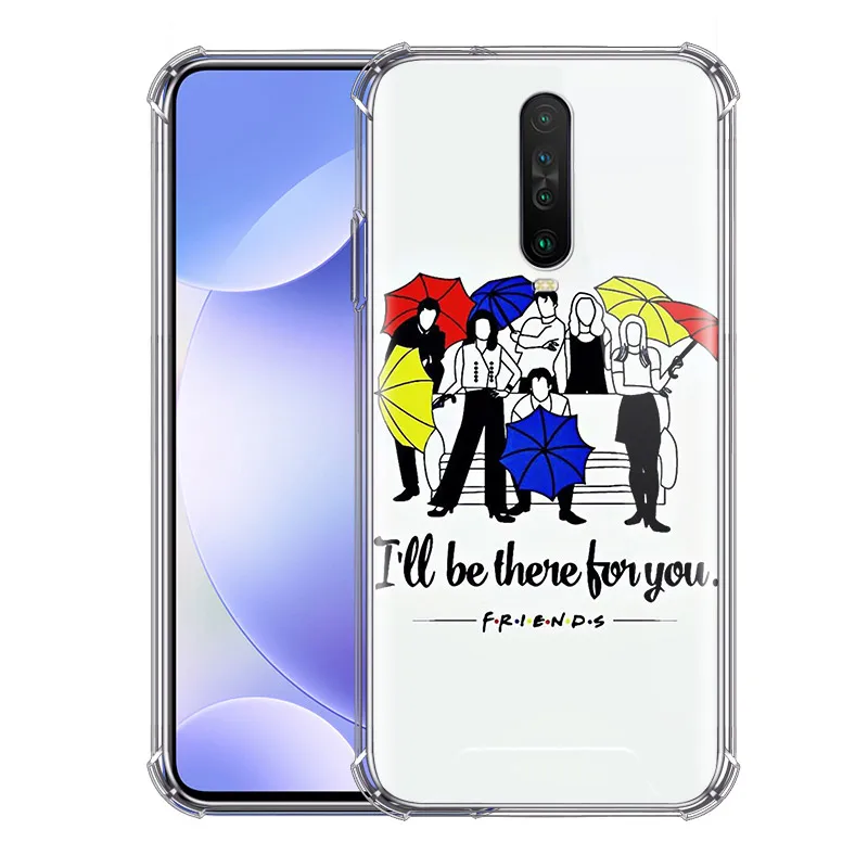 

Phone Case For Xiaomi Redmi Note 8T 9S 9 Pro 7 9A 9C 8A K20 K30 10X 5G Airbag Anti Fall Cover Back Capa Friends Is Funny