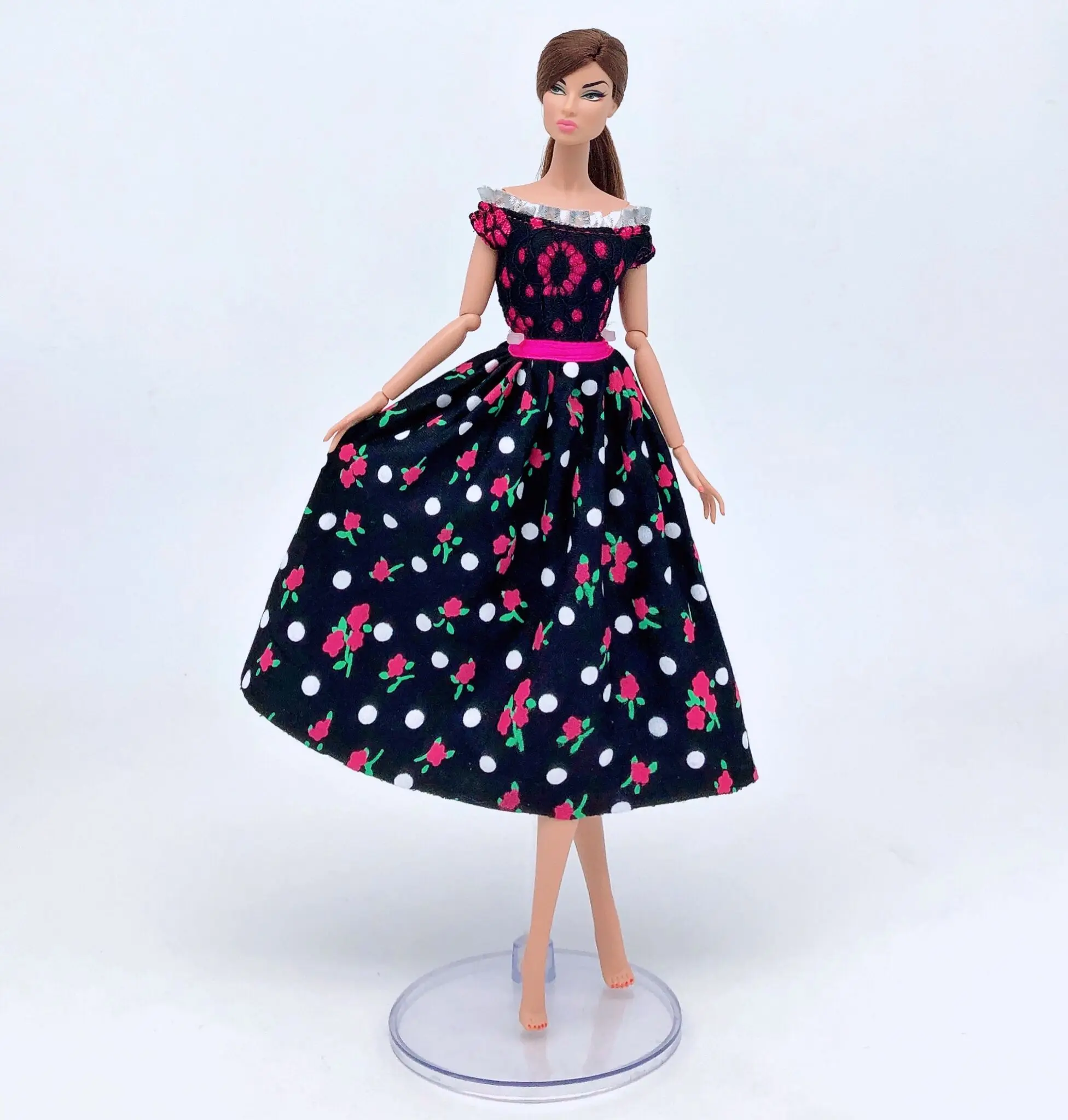 Платья ручной работы для куклы Барби одежда принцессы платье-комплект вечеринки