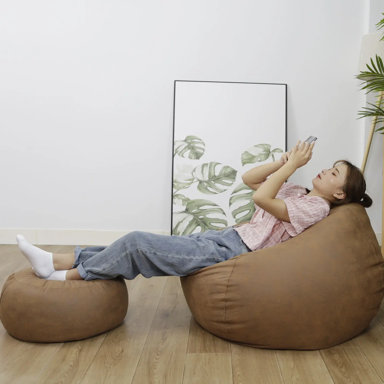 Кресло-мешок пуф украшение дышащая ткань для спальни гостиной девочки мальчик |