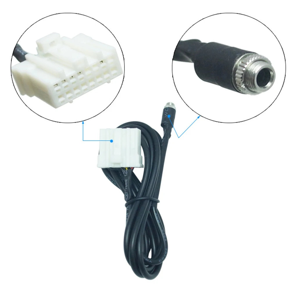 Замена Aux кабель авто анти-помехи Портативный Прямой крой Женский Разъем