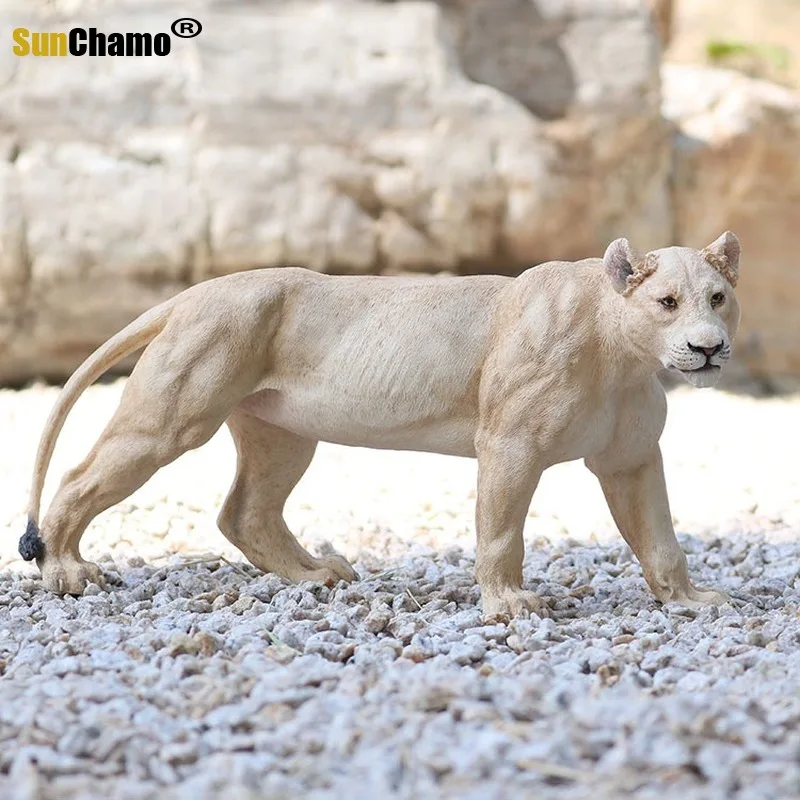 Модная модель льва с имитацией поделки для домашней студии Настольная