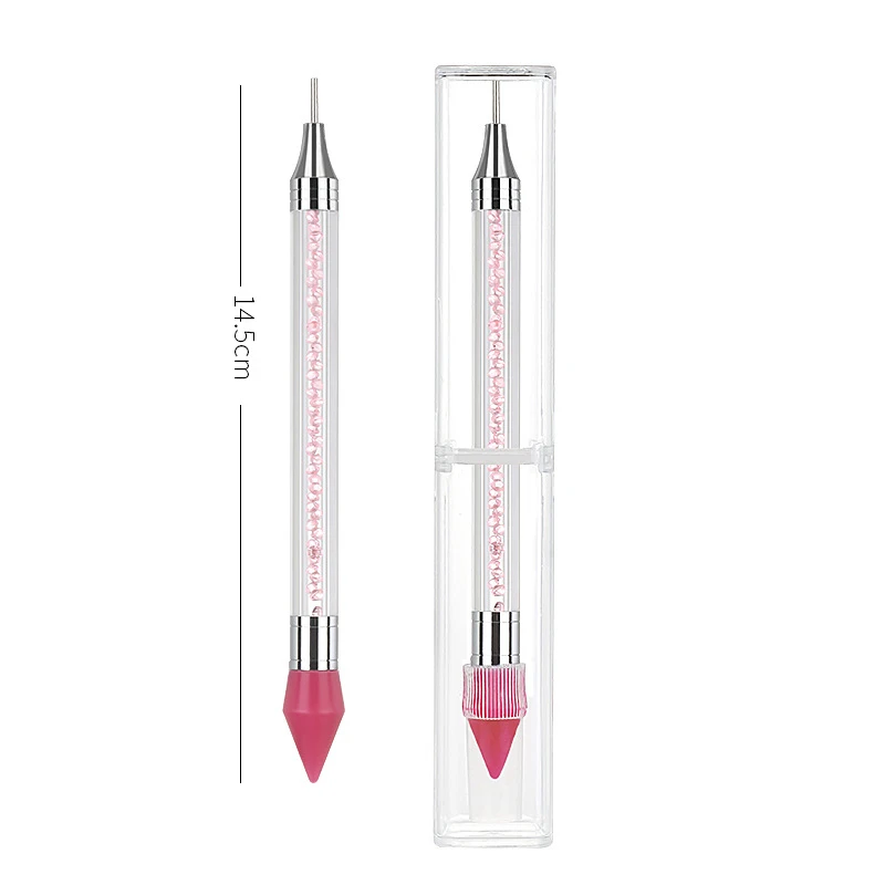 

1Pcs New Crystal Pen Rhinestones Gems Picking Crystal Tool Wax Pencil Pen Picker Clothing Decoration Tool Diamond Painting Tools