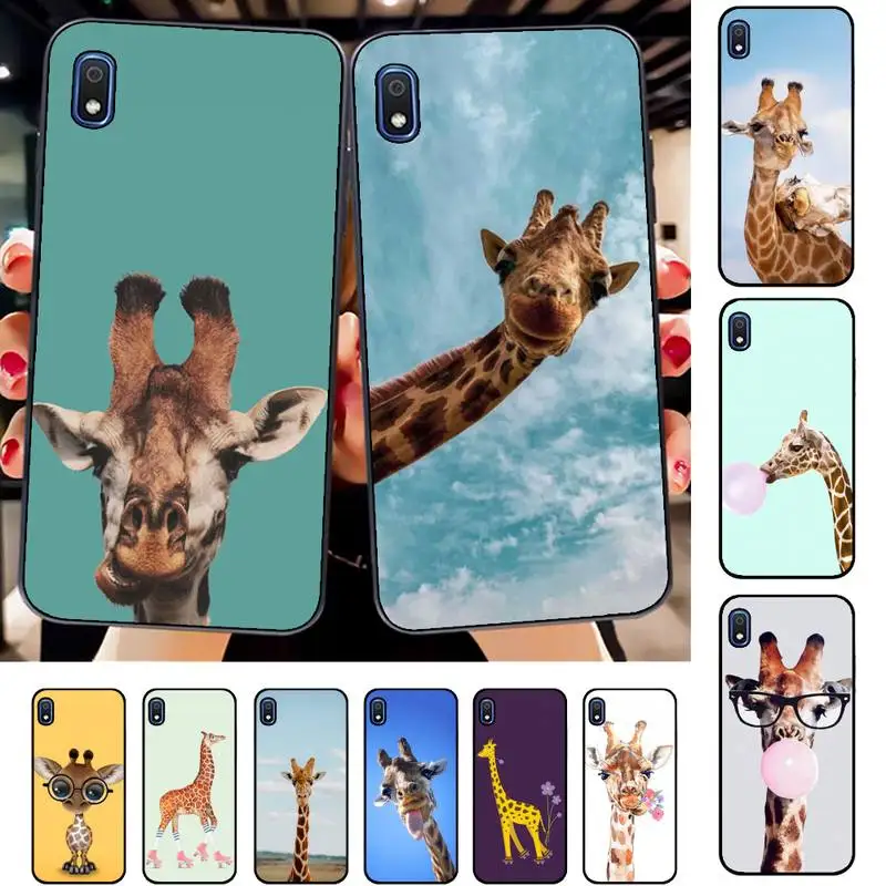 

Yinuoda Giraffes Cute Animal Phone Case for Samsung A51 01 50 71 21S 70 31 40 30 10 20 S E 11 91 A7 A8 2018