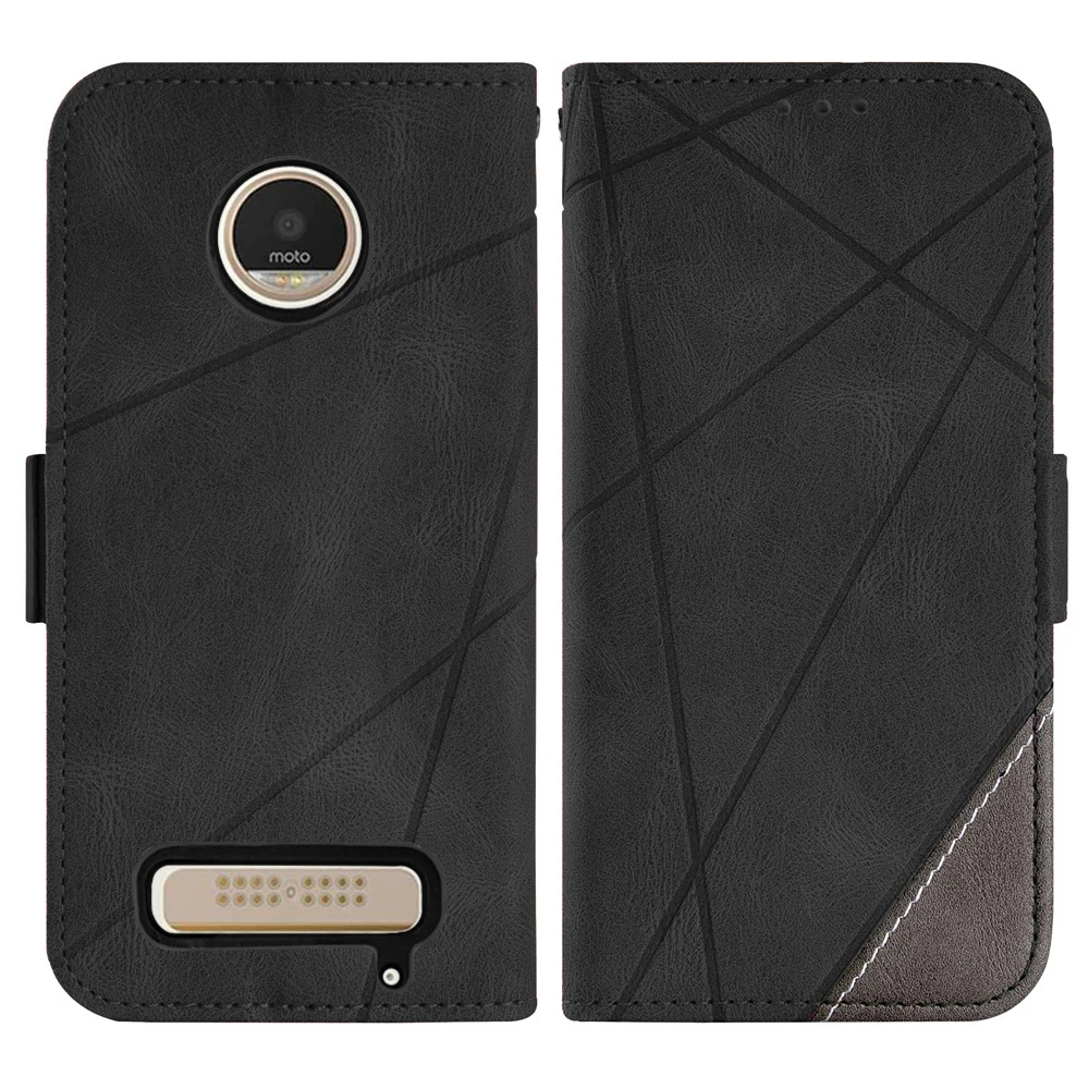 

Flip Cover Leather Wallet Phone Case For Motorola Moto G5 G5S G One 5G G4 Stylus Fast Edge S G100 X4 Pure Power Play Plus 2021