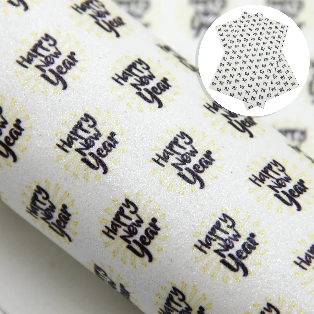 Дэвид Энджи 20*33 см Happy Новый год кожаный чехол с принтом тонкий Блеск Ткань