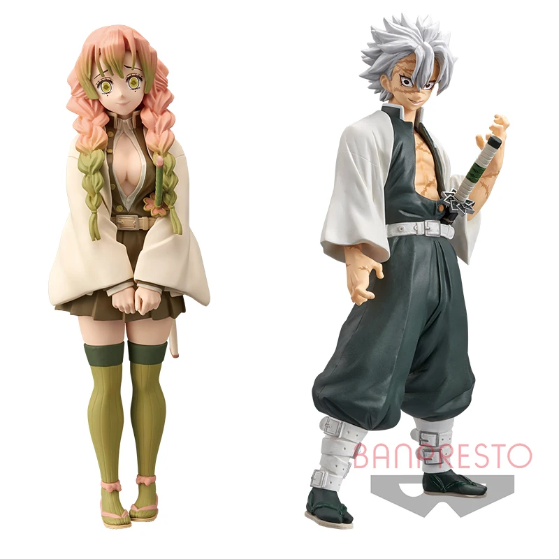 Cuteanime 100% Оригинальная фигурка Banpresto Demon Slayer Kanroji Mitsuri Shinazugawa Sanemi ПВХ экшн модель