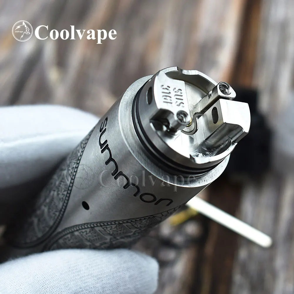 Coolvape Fatality rda mtl с штифтом bf Rebuildable 316 нержавеющая сталь 22 мм бак для капель пара LA