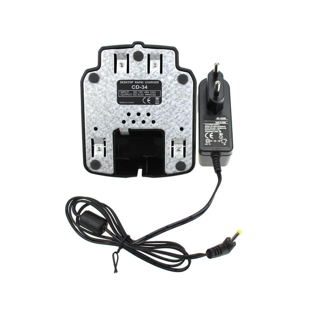 CD-34 Power Adapter Rapid Charger for Vertex VX-350 VX-351 VX-354  VX-231 VX-230 Two Way Radio walkie Talkie