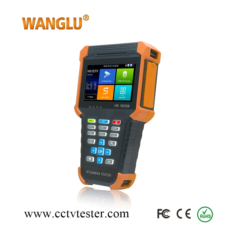 WANGLU ручной 4-дюймовый сенсорный экран 8MP AHD/ CVI/8MP TVI 5 в 1 CCTV тестер | Безопасность и