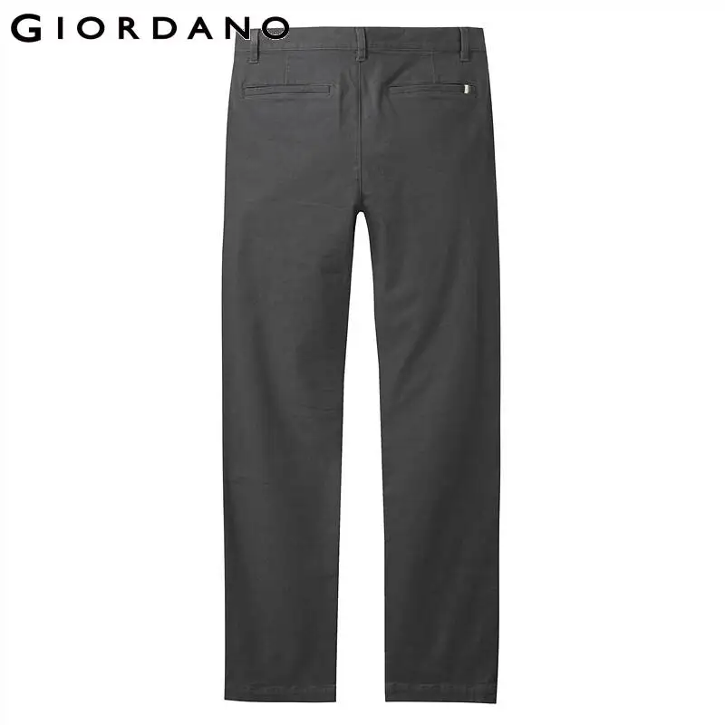 Giordano мужские брюки, однотонные, контрастные, тонкие брюки, мужские, дышащие, хлопковые, спандекс, повседневные, Pantalon Hombre 01119726