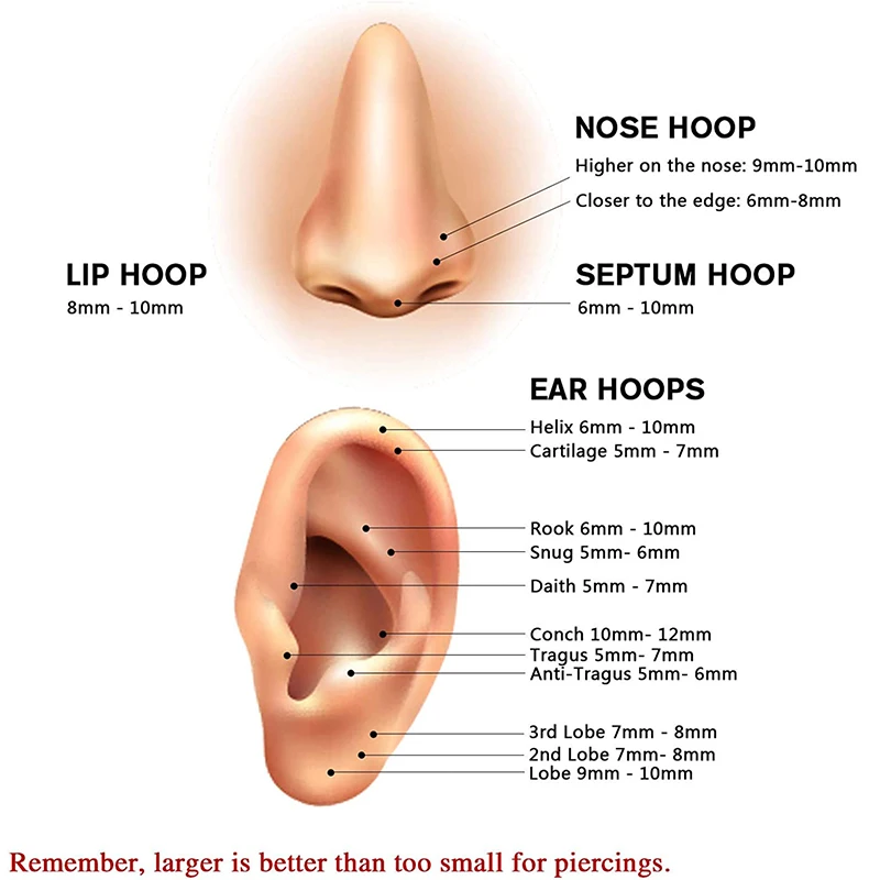 

1PC Twist Surgical Steel Cartilage Tragus Sleeper Earrings Hinged Clicker Segment Septum Nose Lip Ring Hoop Piercing Jewelry 16G