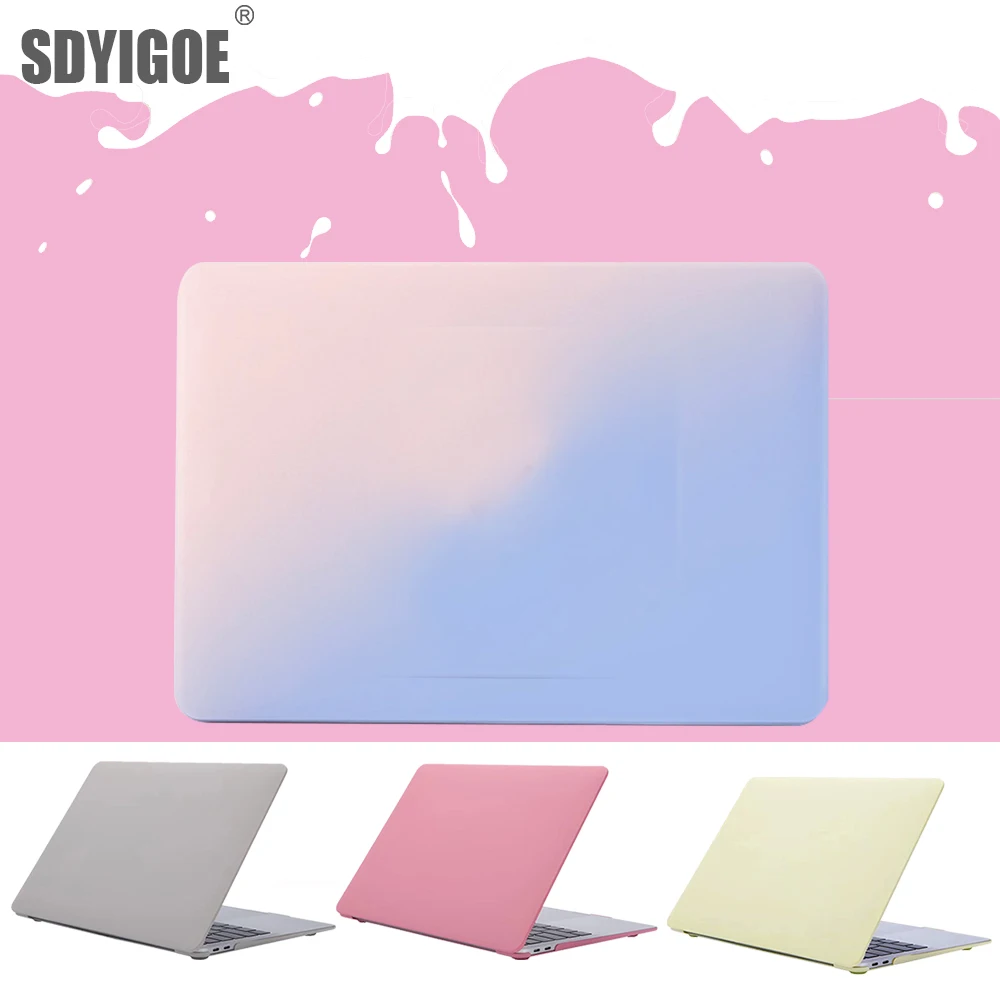 Чехлы для MacBook pro13 A2159 A1932 A1502 A1398 A1466 A1278 чехол apple macbook air Жесткий Чехол кремового