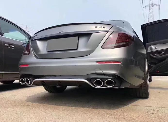 Задний спойлер для Benz E W213 задний диффузор E320LE260LE300L E53 стильный из полипропилена