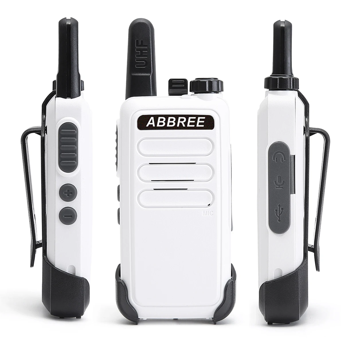2/4PCS Abbree AR -C1 ARC1Mini Walkie Talkie 400-470MHz Two Way Radio Portable VOX USB Charging Handheld Transceiver BF-C9 BF-R5 | Мобильные