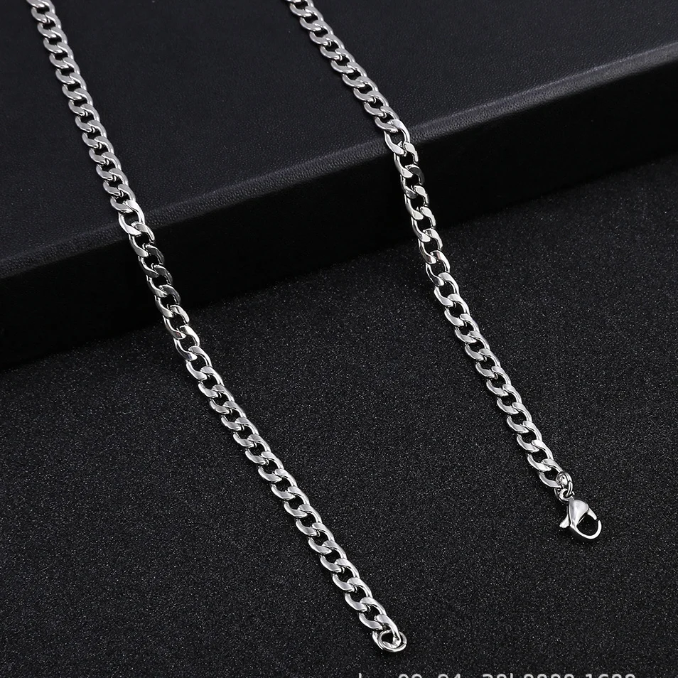 

Men's stainless steel necklace Trendy Fashion Necklaces Street Hip Hop Chain Domineeringh Party Jewelry