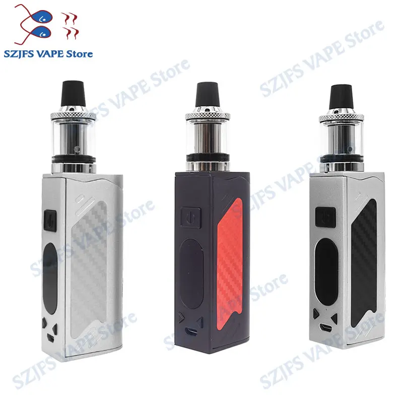 

SUB TWO ht 100W rta tank ciol glass bulit-in 2200mah battery vaporizer LED Screen Smoke Vaper Huge Vapor Electronic Cigarette