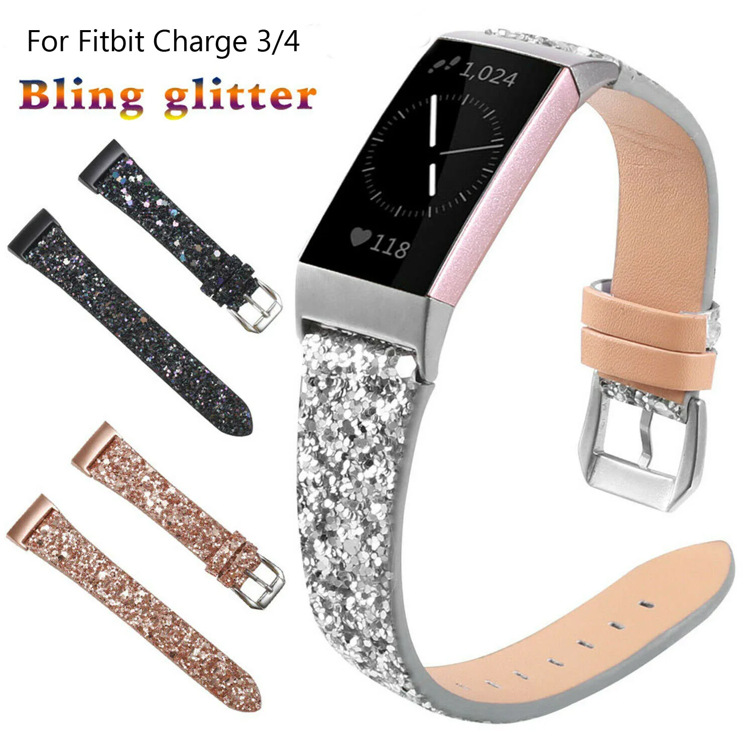 Браслет из натуральной кожи для часов Fitbit Charge 3 4|Ремешки часов| |