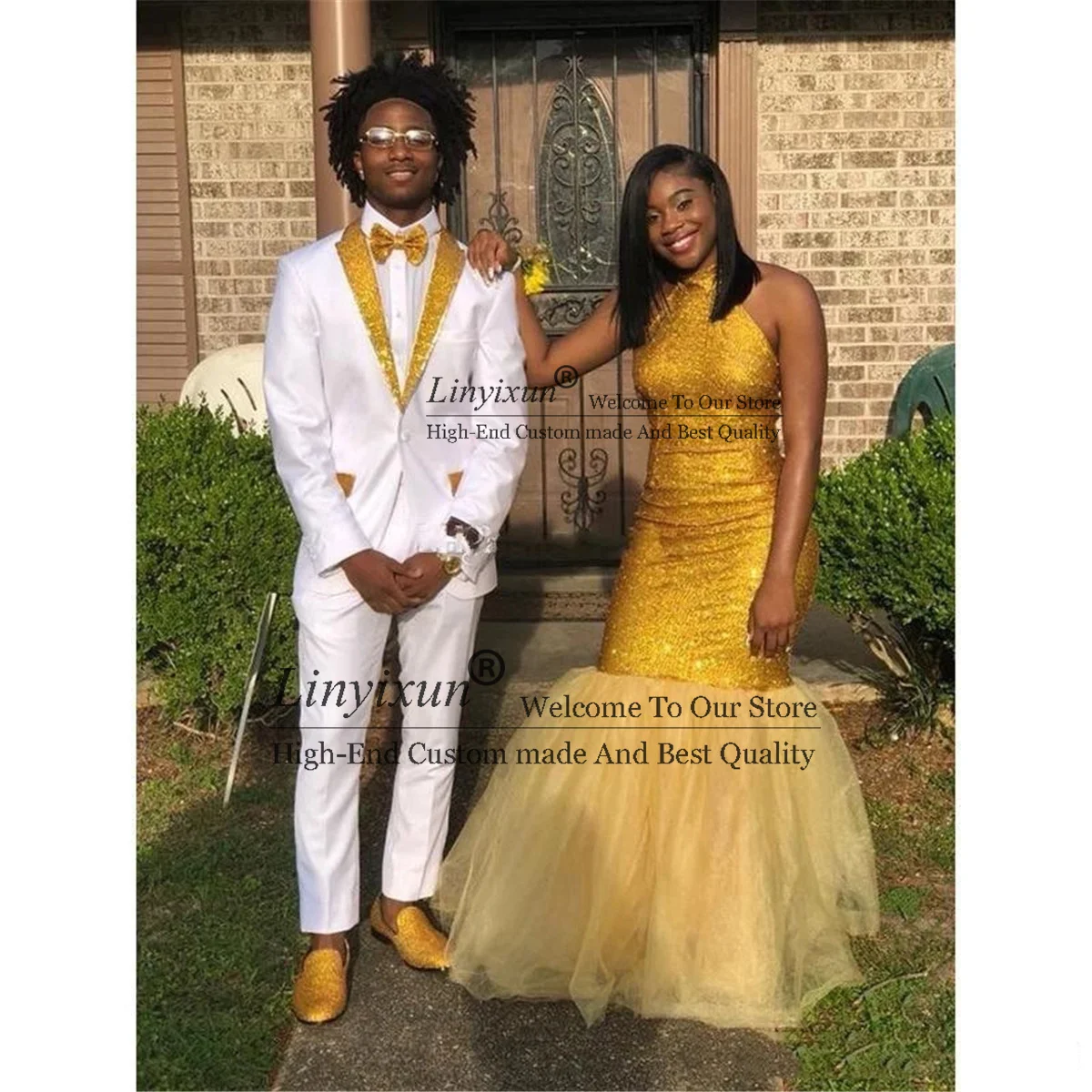 

Men's Suits Slim Fit 2 Pieces Jackets Pants Notched Lapel For Wedding Groom Wear Male Blazer Masculino Costume Homme