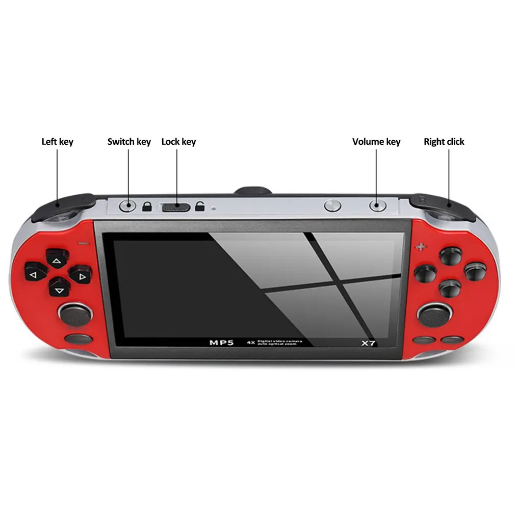 4 3 дюймов для GBA портативная игровая консоль X7 Видео игровой плеер 300 Бесплатные