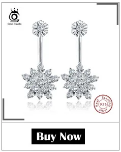 ORSA JEWELS, Новое поступление, уникальные серьги-гвоздики с австрийским кубическим цирконием ААА, 925 серебро, ювелирное изделие, серьги для женщин, SE05