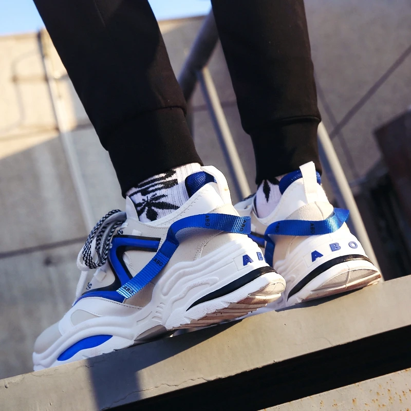 Трендовые Брендовые мужские кроссовки для бега цветные атлетические дышащие