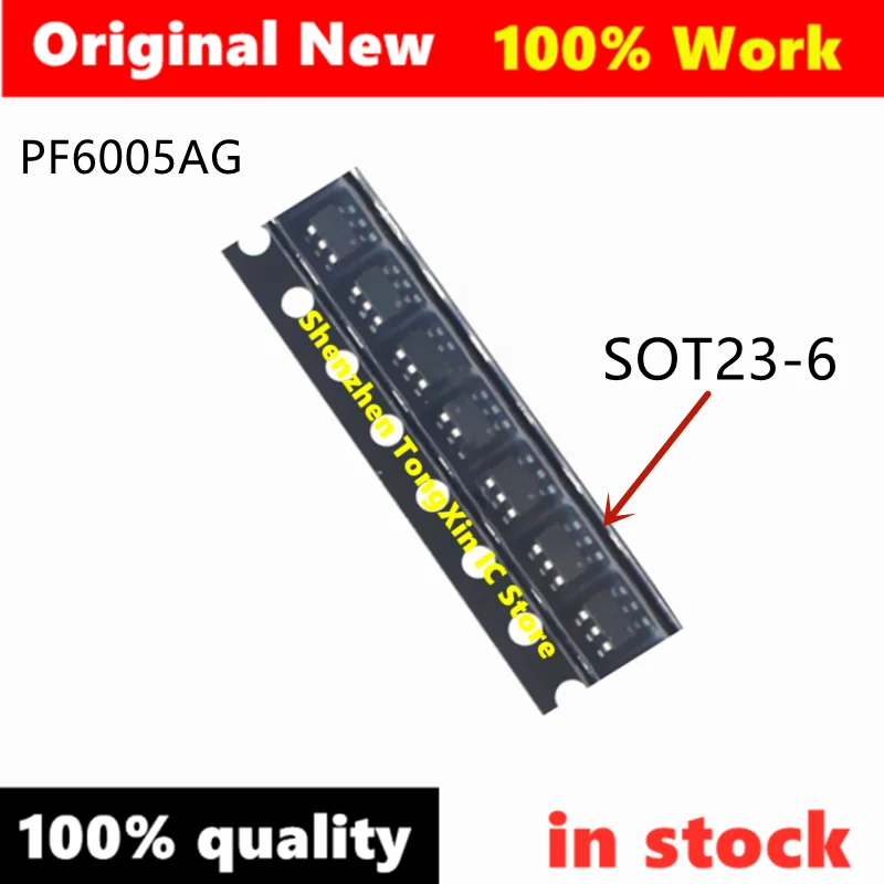 2-10 шт. 100% оригинальный новый чипсет PF6005AG 6005A sot23-6 | Электронные компоненты и