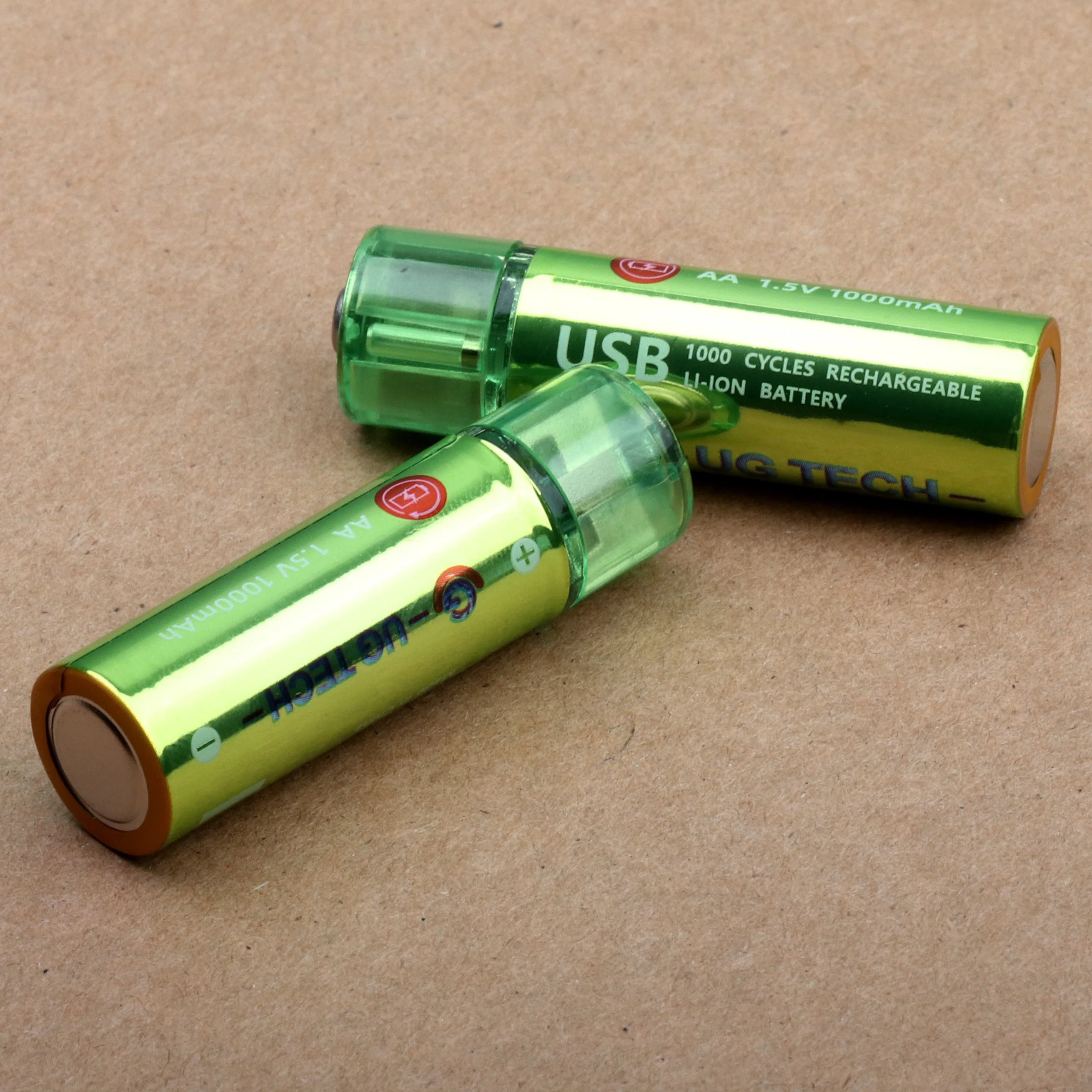 1000 mAh 1 5 V NiMH AA перезаряжаемый литий-ионный аккумулятор со встроенным портом Micro USB 2