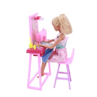 kids toys furniture for dolls cool stuff eyes for needlework sewing machine doll house accessories bed for barbie game diy gift