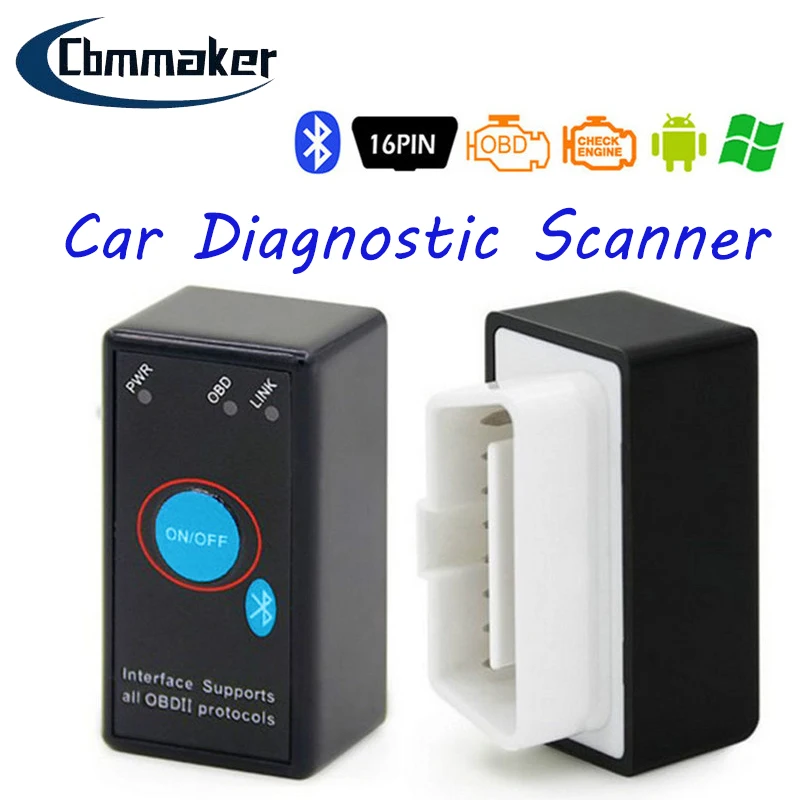 

NX101 V1.5 EML327 Bluetooth OBD2 Scanner Code Reader Car Diagnostic Scanner Adapter Power Switch 2.1/1.5 Version Car Repair Tool