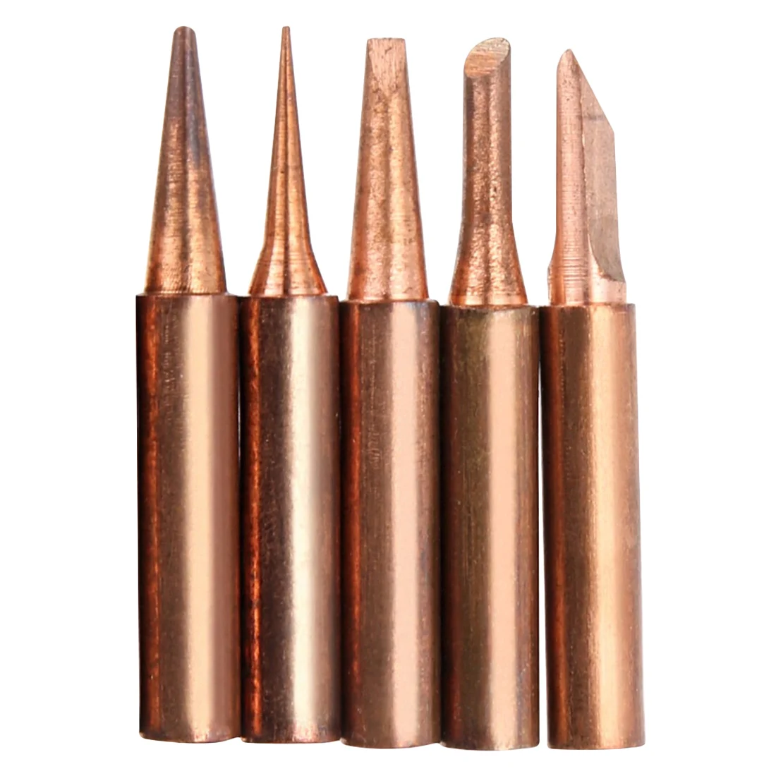 

5pcs 900M T Series Pure Copper Soldering Iron Tip Lead-free Welding Sting For Hakko 936 FX-888D 852D Soldering Iron Station