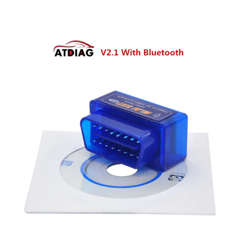 Мини ELM327 Bluetooth OBD2 V2.1 автомобильный диагностический интерфейс ELM 327 obd 2 умный беспроводной сканер автомобильный комплект - Цвет: as picture