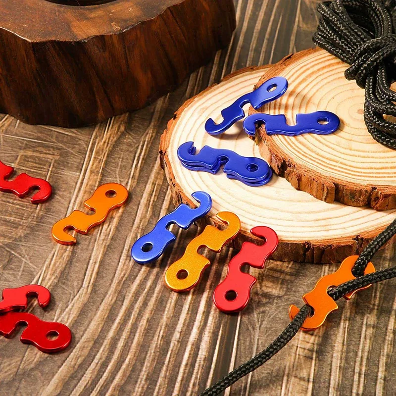 

30Pcs Aluminum Alloy Rope Adjusters, Rope Adjusters, Tent Tensioners, Outdoor Activities, 3 Colors