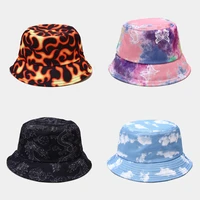 yrxmyhxt new bucket hats for women man colorful printing pattern baseball caps outdoor sun protection m 56 58cm free size unisex