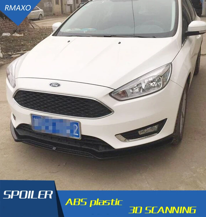 Спойлер для Ford Focus 2016 2018 задний спойлер ABS диффузор переднего бампера защитные