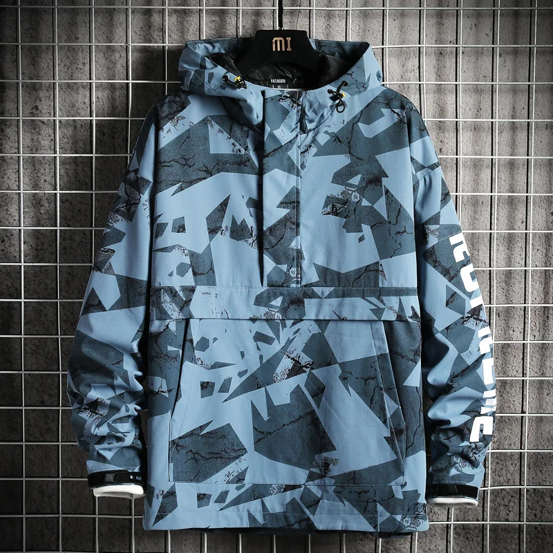 

Impermeable Streetwear Jacket for Men Style Overcoat Cardigan Harakuju Jacket Motorcycle Chaquetas Hombre Men Clothing BY50JK