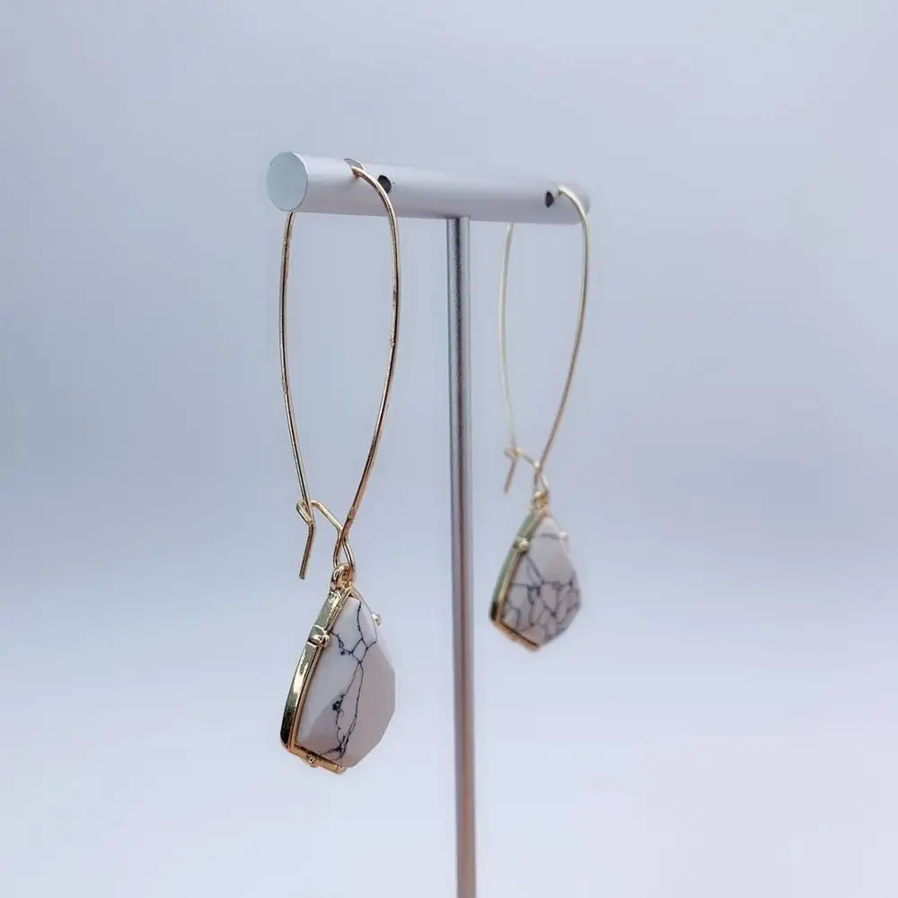 Золотые серьги Модные Ювелирные Свадебные подарки женские аксессуары хорошего