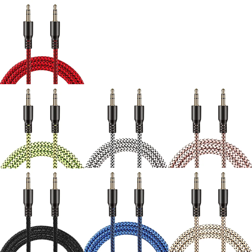 

3.5mm Dragon Grain Cheap Good Quality Aux Cable Accessory for Iphone 4 5 6 Samsung Huawei Mp3 Wholesale Factory 100pcs/lot